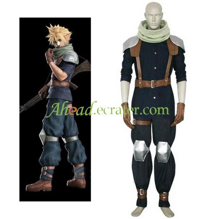 Final Fantasy VII Crisis Core Cloud Strife Halloween Cosplay Costume