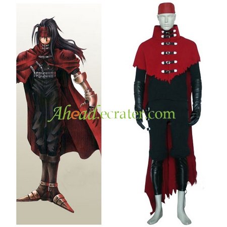 Final Fantasy VII Vincent Valentine Halloween Cosplay Costume