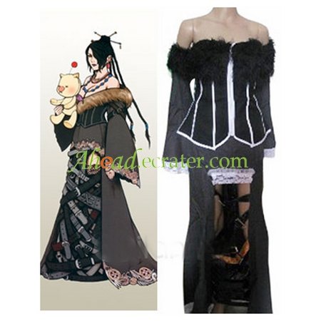 Final Fantasy X Lulu Halloween Cosplay Costume