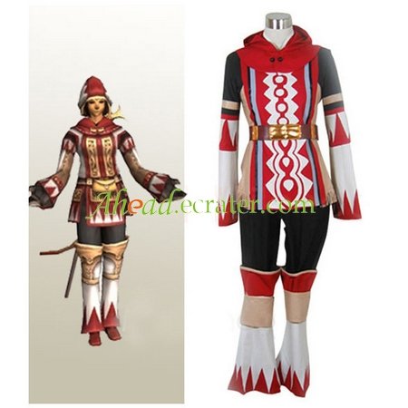 Final Fantasy XI 11 White Mage Halloween Cosplay Costume
