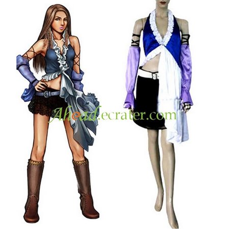 Final Fantasy Xii Yuna Lenne Song Halloween Cosplay Costume