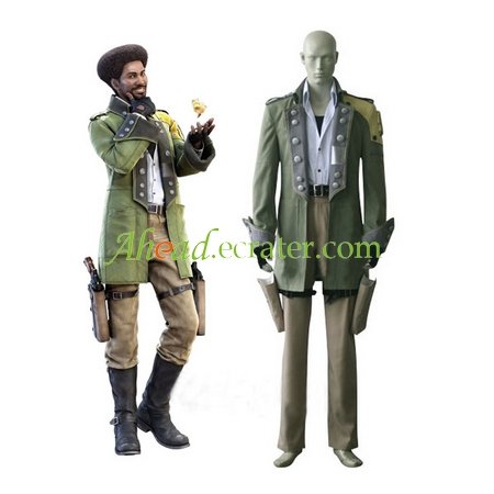 Final Fantasy XIII Sazh Katzroy Halloween Cosplay Costume