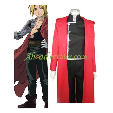 Full Metal Alchemist Edward Elric Halloween Cosplay Costume