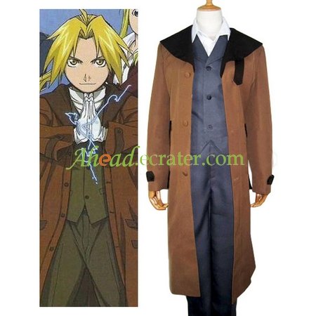 Fullmetal Alchemist Edward Halloween Cosplay Costume