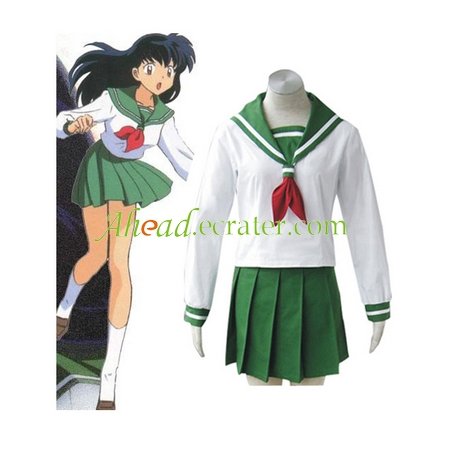 InuYasha Feudal Fairy Tale Kagome Higurashi Cosplay Costume