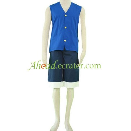 One Piece Cosplay Costume blue
