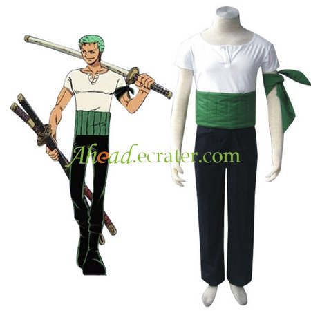 One Piece Roronoa Zoro Halloween Cosplay Costume