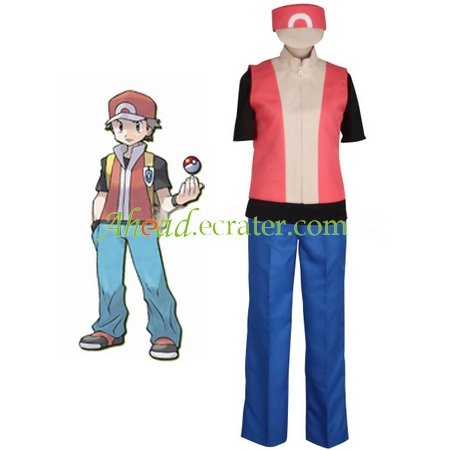 Pokemon Ash Ketchum Cosplay Costume
