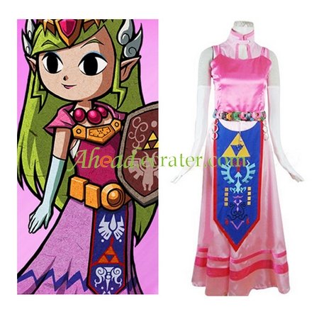 The Legend of Zelda Princess Zelda Halloween Cosplay Costume