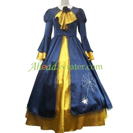 Vocaloid Kagamine Rin Blue And Yellow Cosplay Costume