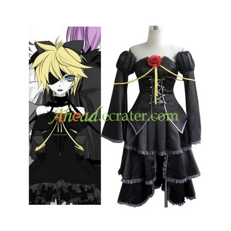Vocaloid Len Kagamine Black Cosplay Costume