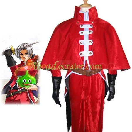 Dragon Quest Cosplay red Costume