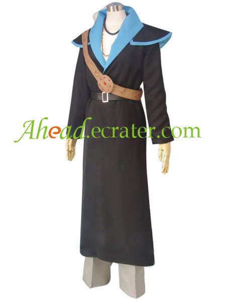 Black Fushigi Y?gi Tasuki Cosplay Costume