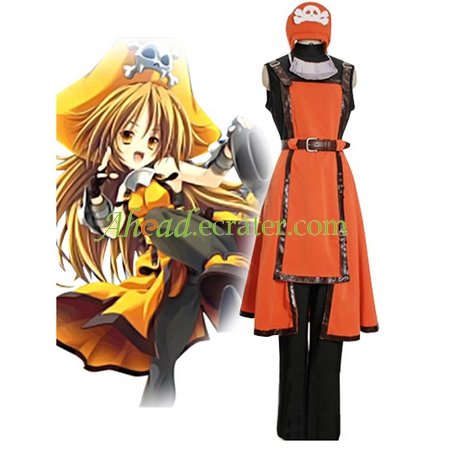 Guilty Gear Jellyfish Pirate May Halloween Cosplay Costume