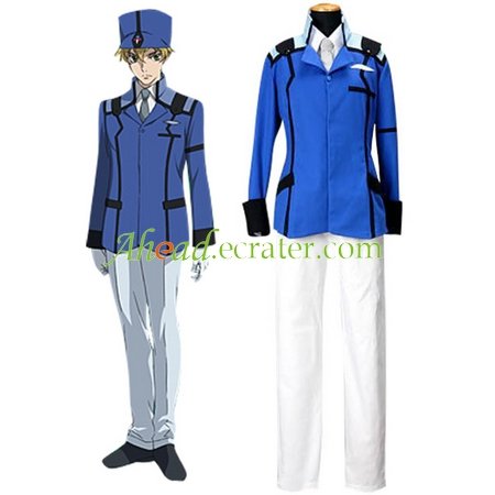 Mobile Suit Gundam 00 Union Uniform Cosplay Costume