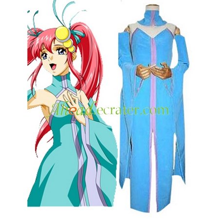 Mobile Suit Gundam SEED Lacus Clyne Singer Version Cosplay Costume