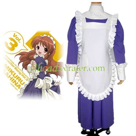 Haruhi Suzumiya Tsuruya Maid Dress Cosplay Costume