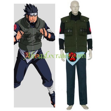 Naruto Asuma Sarutobi Halloween Cosplay Costume