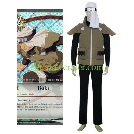 Naruto Baki Cosplay Costume