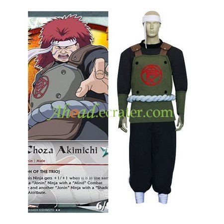Naruto Chouza Akimichi Cosplay Costume