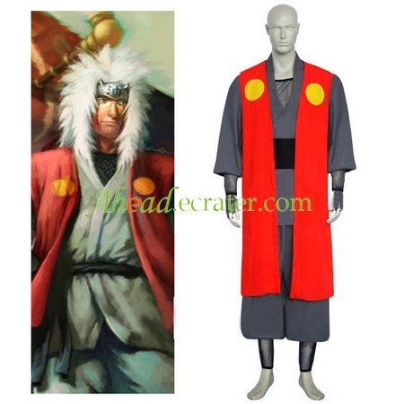 Naruto Jiraiya Halloween Cosplay Costume 2