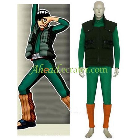 Naruto Maito Gai Halloween Cosplay Costume
