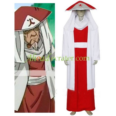 Naruto Sarutobi 3rd Hokage Halloween Cosplay Costume