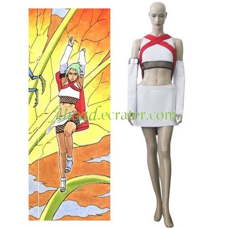 Naruto Seven-Tailed Horned Beetle Fu Cosplay Costume