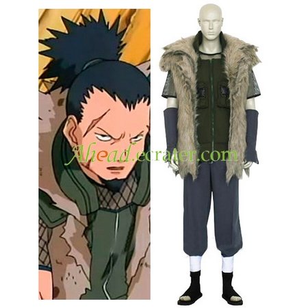 Naruto Shikaku Nara Cosplay Costume
