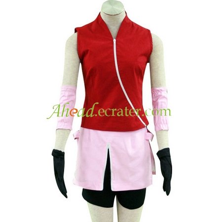 Naruto Shippuden Haruno Sakura Halloween Cosplay Costume