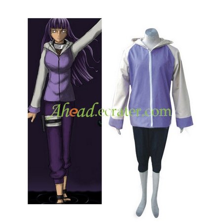 Naruto Shippuden Hinata Hyuga Cosplay Halloween Costume