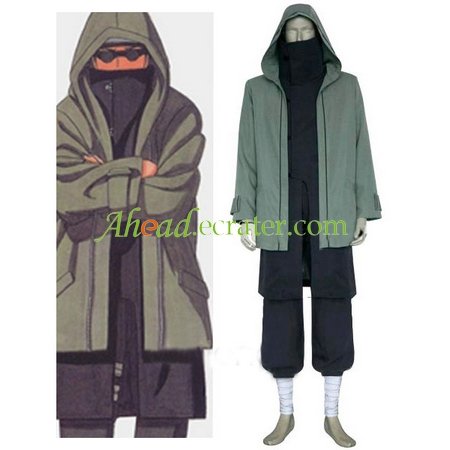 Naruto Shippuden Shino Aburame Halloween Cosplay Costume