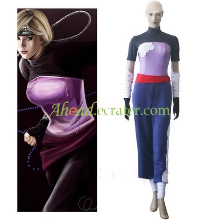 Naruto Two-Tailed Monster Cat Yugito Nii Cosplay Costume