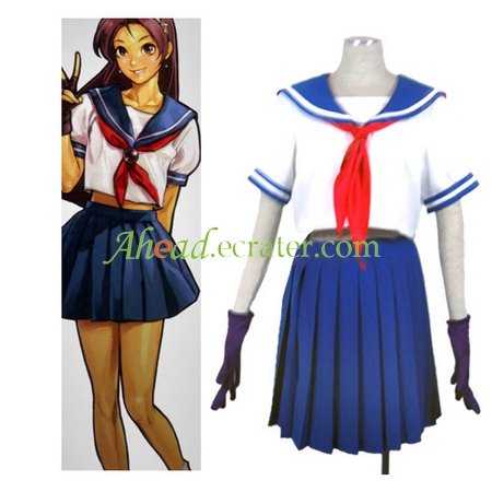 King of Fighter Athena Asamiya Cosplay Costume