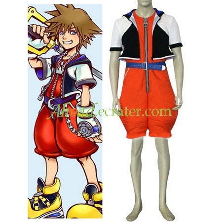 Kingdom Hearts1 Sora Halloween Cosplay Costume
