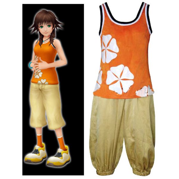 Kingdom Hearts II Olette Cosplay Costume