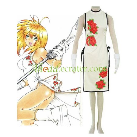 Battle Vixens Guan Yu Cheong-sam Cosplay Costume