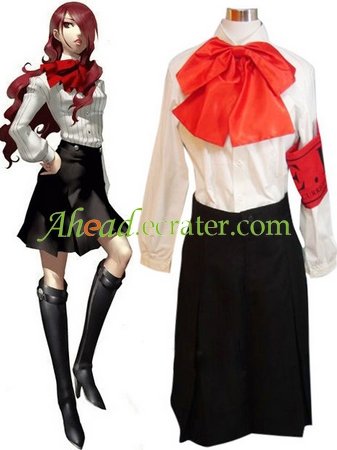 Shin Megami Tensei Persona 3 Mitsuru Kirijo Halloween Cosplay Costume