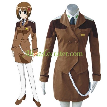 Mahou Shoujo Magical Girl Lyrical Nanoha Mobile Section 6 Cosplay Costume