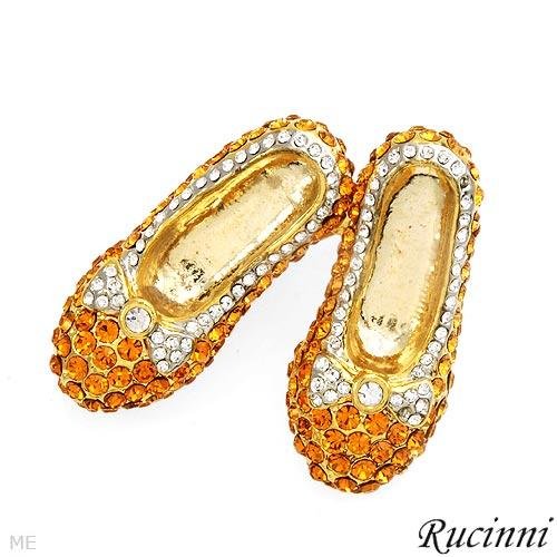 RUCINNI Brooch/Pin Swarovski Crystals High Heels Pumps Pin
