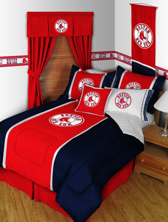 Boston Red Sox Bedding Comforter only - Queen