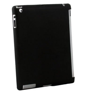 For iPad 2 Slim Case Work With Apple Smart Cover Black #6384#