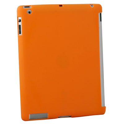 For iPad 2 TPU Case Work With Apple Smart Cover Orange