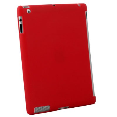 Red Smart Cover Companion TPU Case for Apple ipad 2