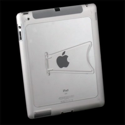 Clear TPU GEL Case with Stand for Apple IPAD 2 2nd Gen