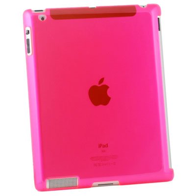 Hard Case Work With Apple Smart Cover for iPad 2 Pink #6476#