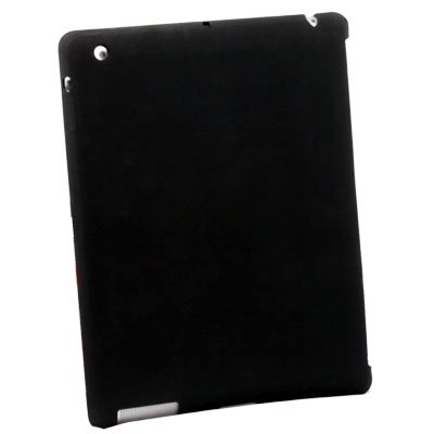 For Apple iPad 2 Silicone Case Work With Apple Smart Cover Black