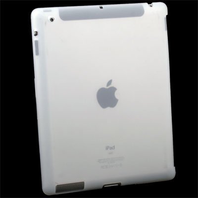 For iPad 2 Silicone Case Work With Smart Cover White #6465#