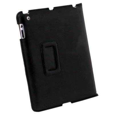 Black Leather Slim Case Cover For Apple iPad 2