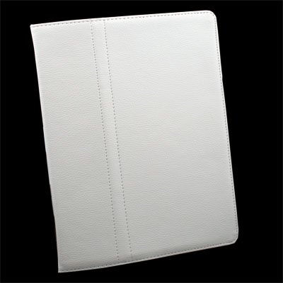Stand Leather Case Cover Pouch Stand For Apple iPad2 White